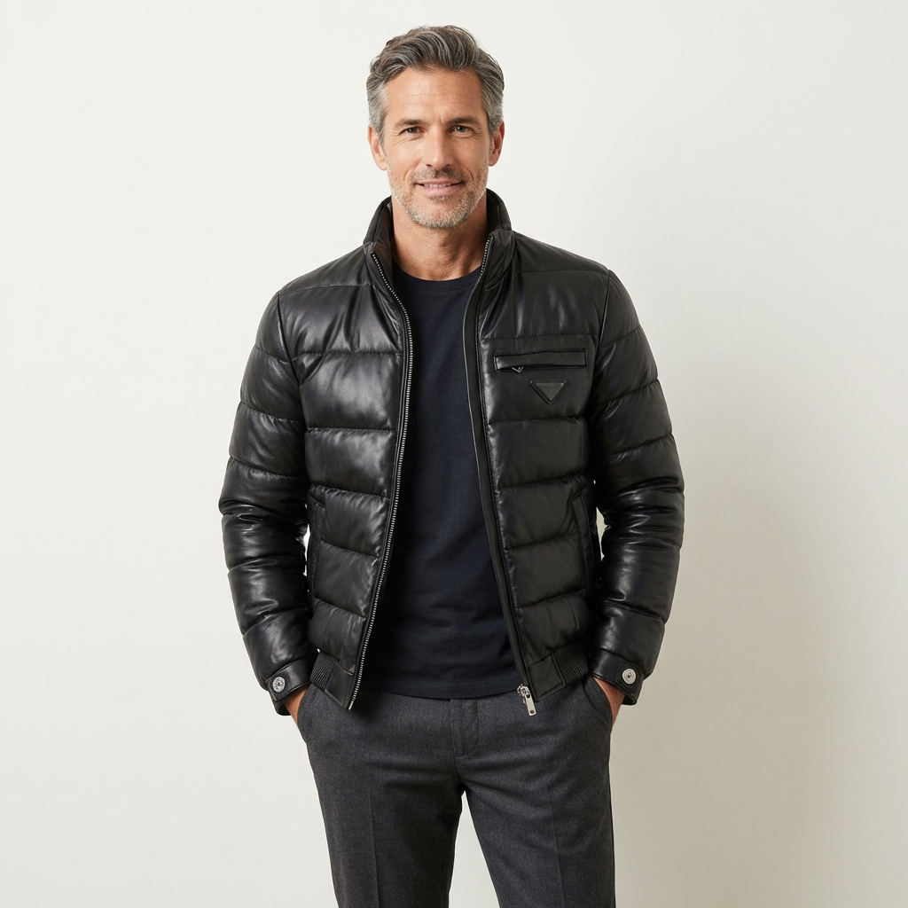 Men's Retro Outdoor Leather Jacket