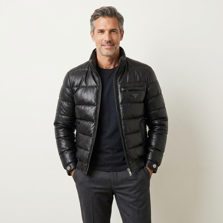 Men's Retro Outdoor Leather Jacket
