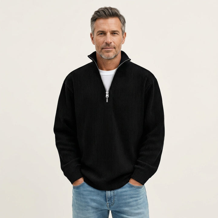 Men's Trendy Half-Zip Sweater