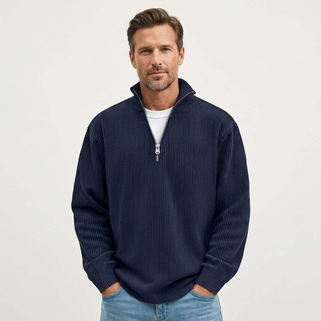 Men's Trendy Half-Zip Sweater