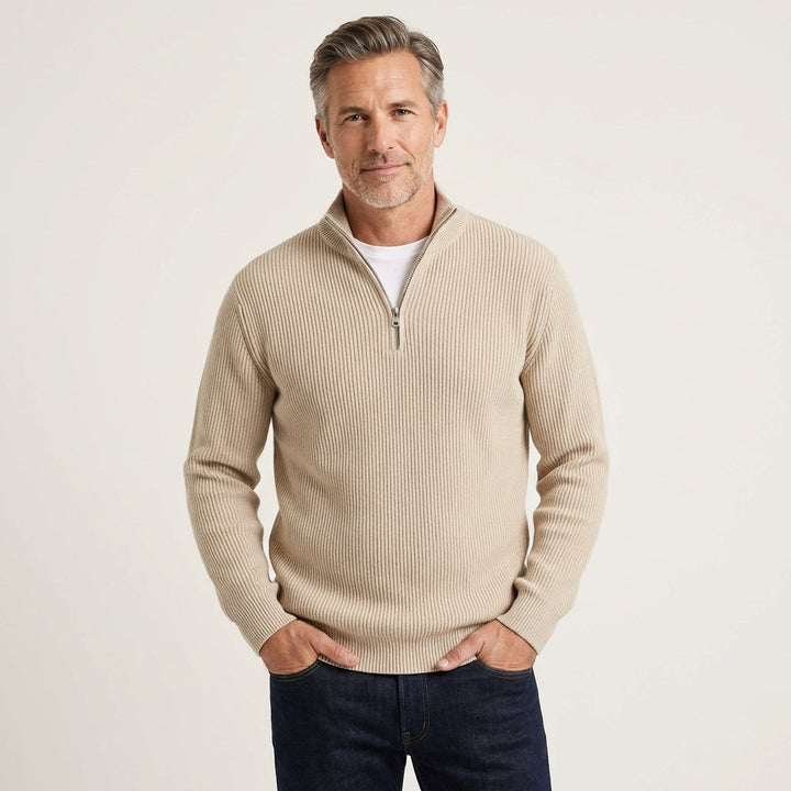 Men's Trendy Half-Zip Sweater