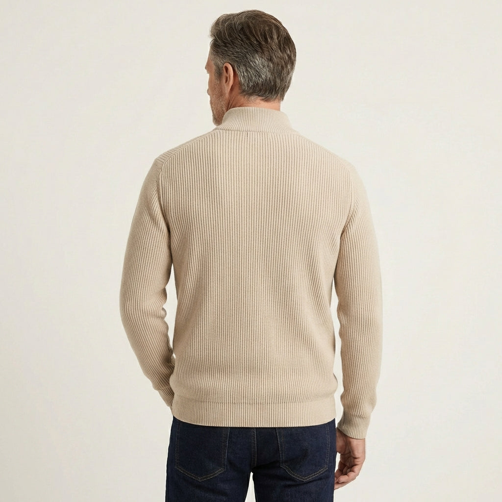 Men's Trendy Half-Zip Sweater