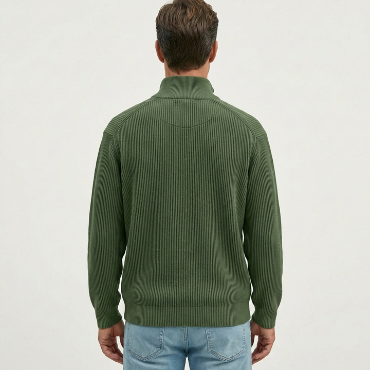 Men's Trendy Half-Zip Sweater