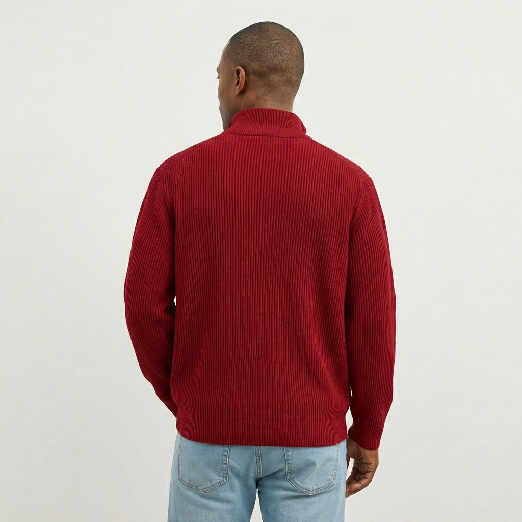 Men's Trendy Half-Zip Sweater