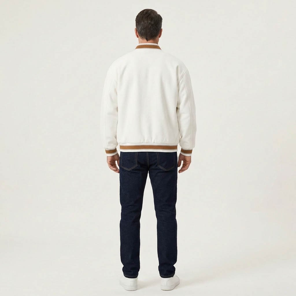 Men's Hooded Varsity Jacket