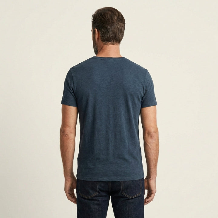 Men's Cotton V-Neck Shirt