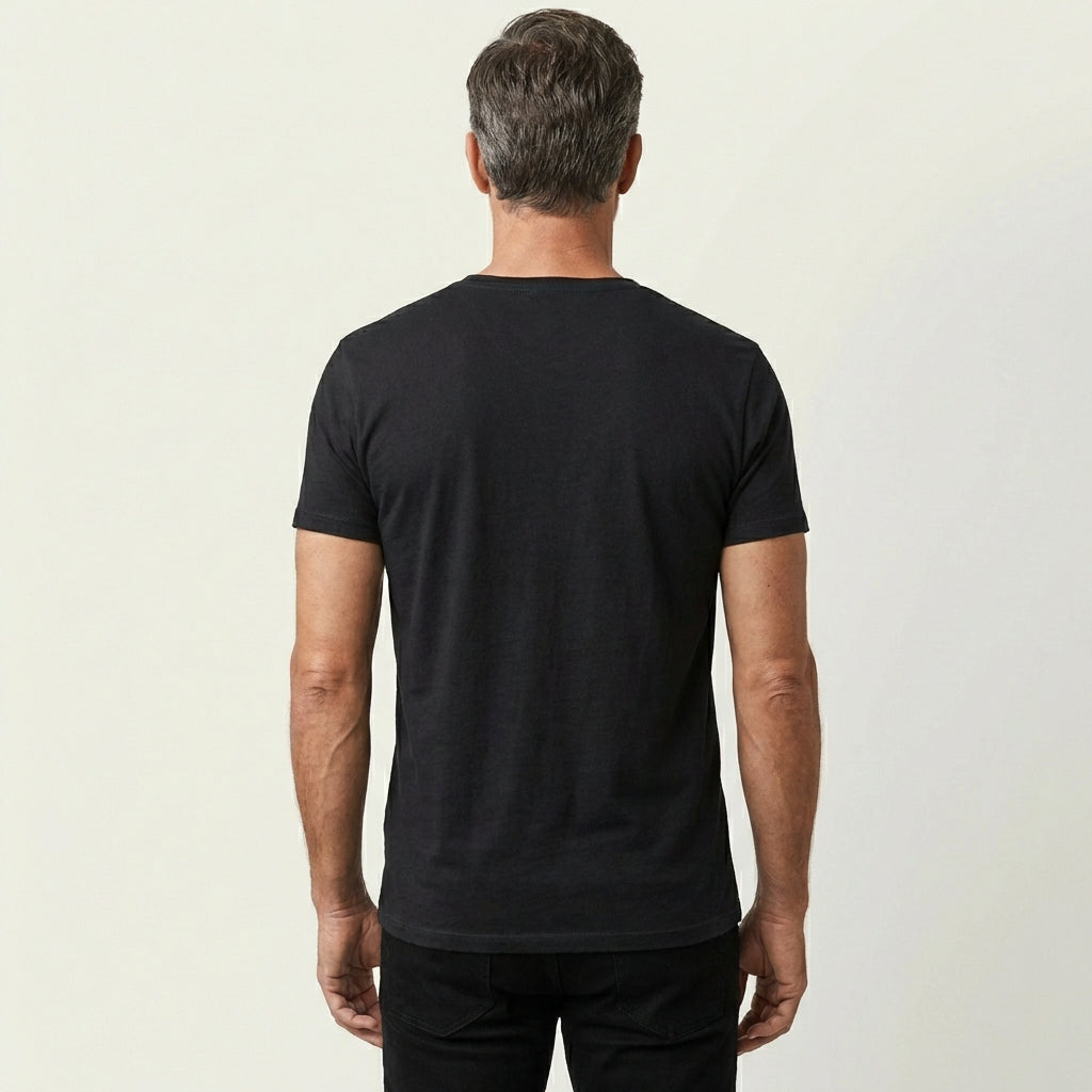 Men's Cotton V-Neck Shirt