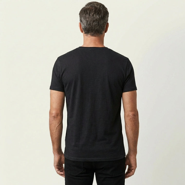 Men's Cotton V-Neck Shirt