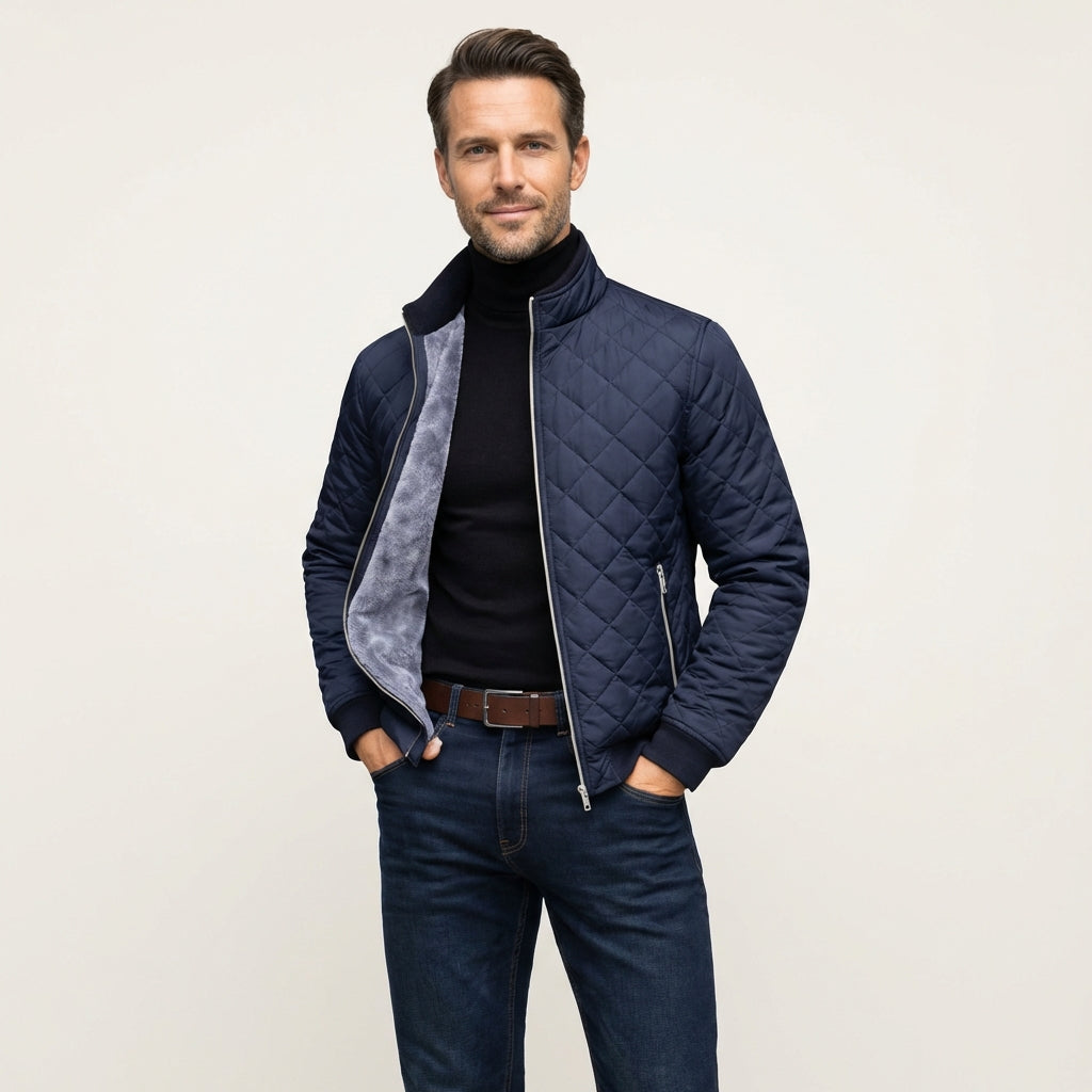 Men's Quilted Jacket for Stylish Comfort