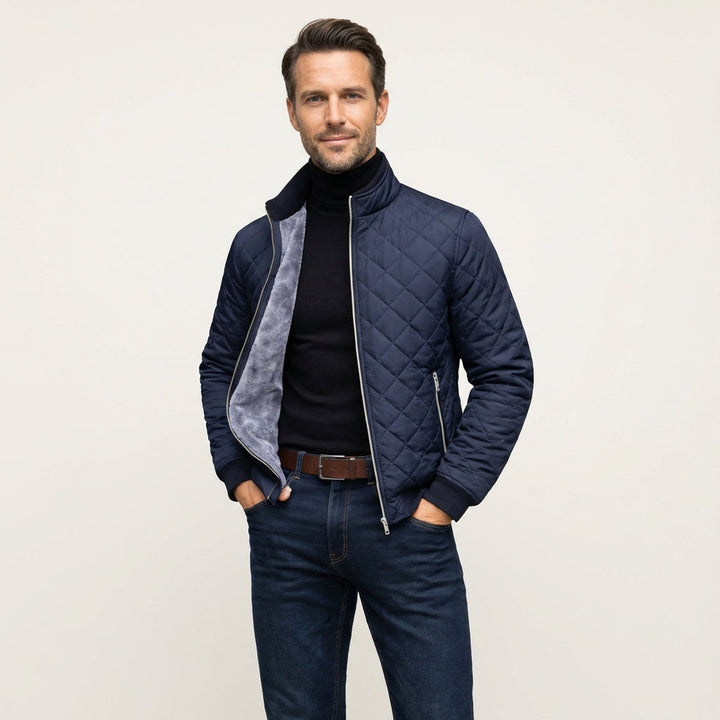 Men's Quilted Jacket for Stylish Comfort