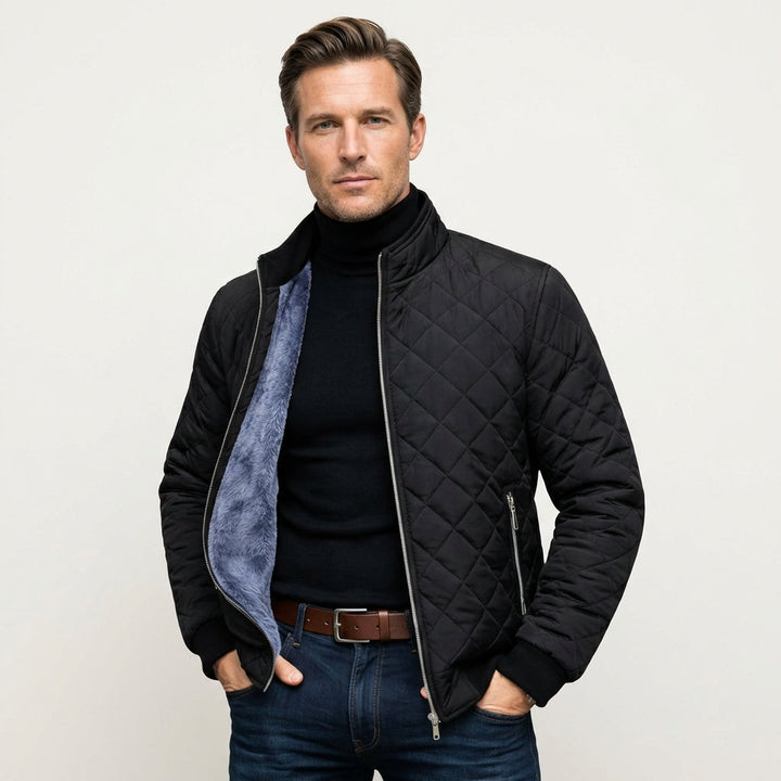 Men's Quilted Jacket for Stylish Comfort