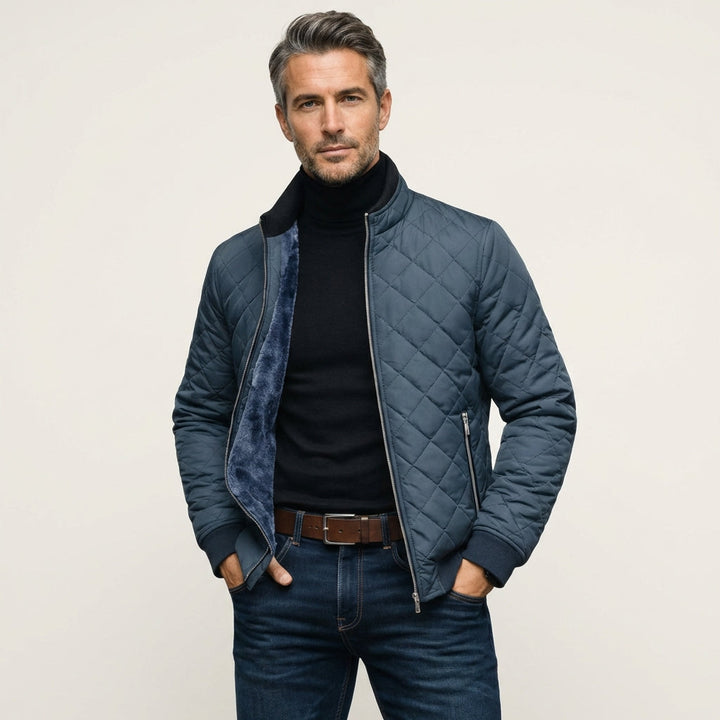 Men's Quilted Jacket for Stylish Comfort