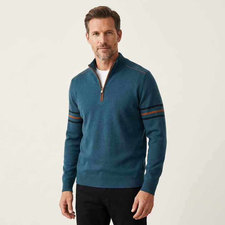 Men's Modern Half-Zip Sweater