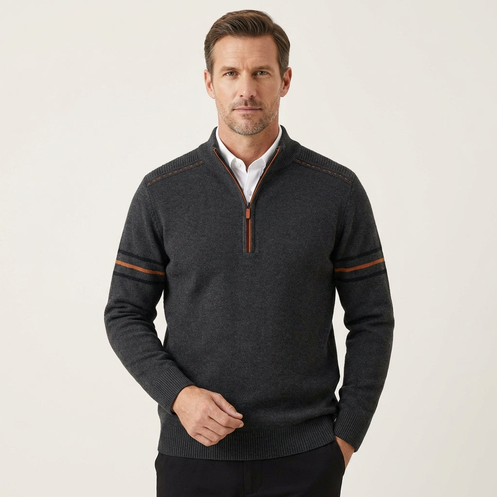 Men's Modern Half-Zip Sweater