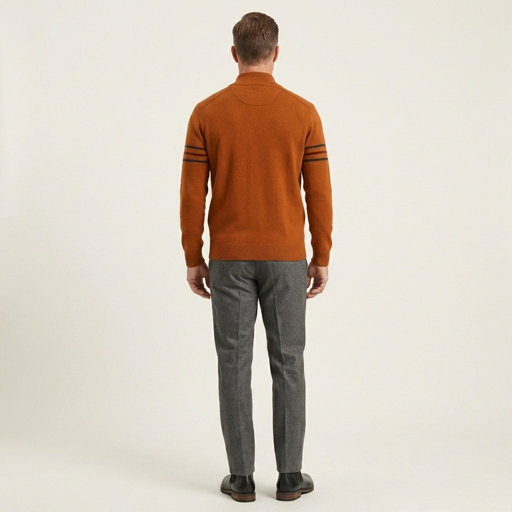 Men's Modern Half-Zip Sweater