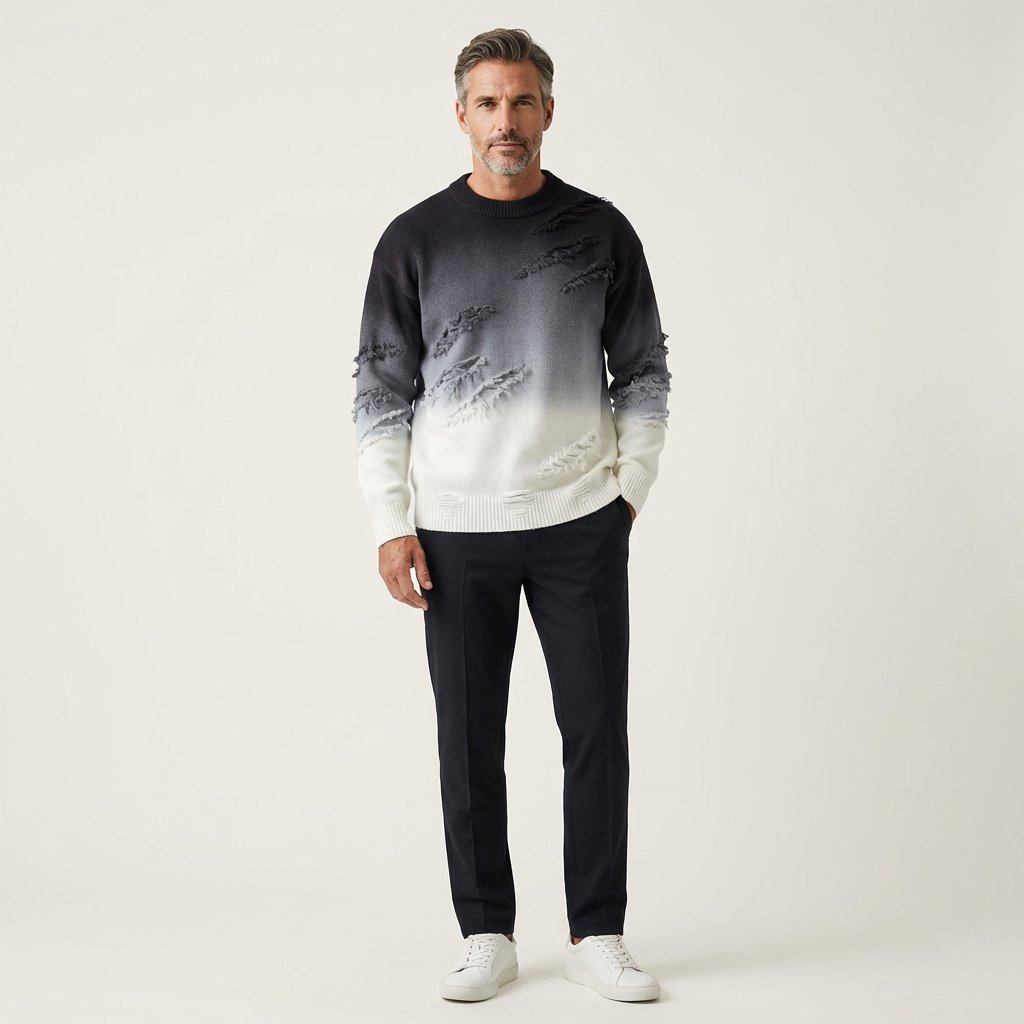 Men's Gradient Knit Sweater