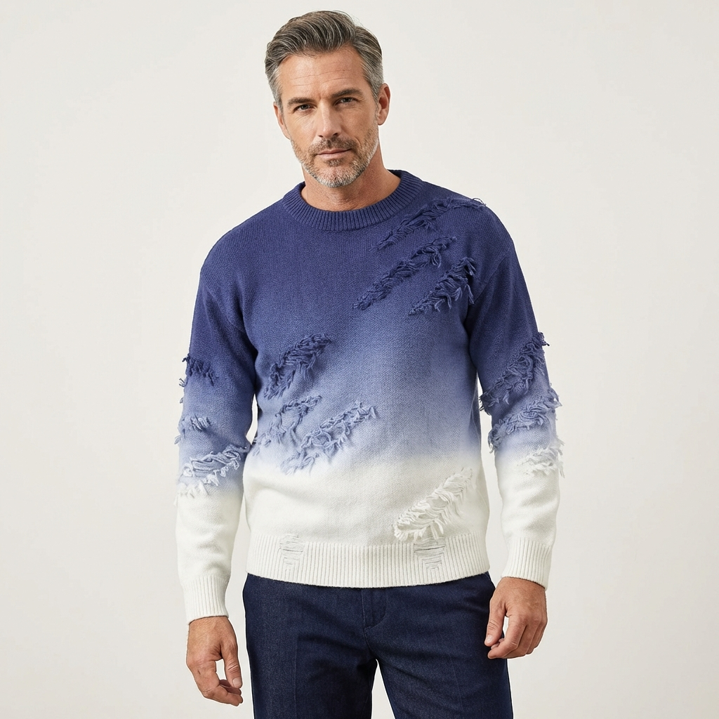 Men's Gradient Knit Sweater