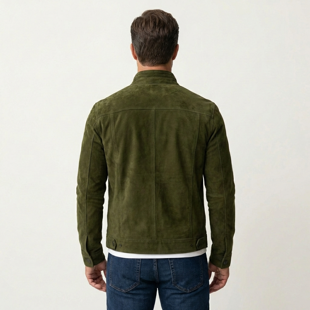 Men's Suede Shirt Jacket