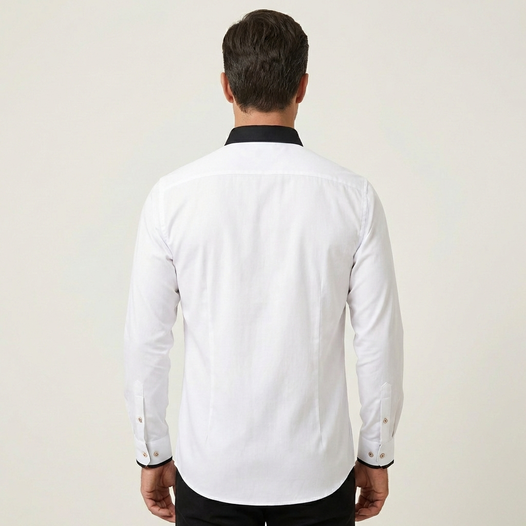 Men's Classic Cotton Long-Sleeve Shirt
