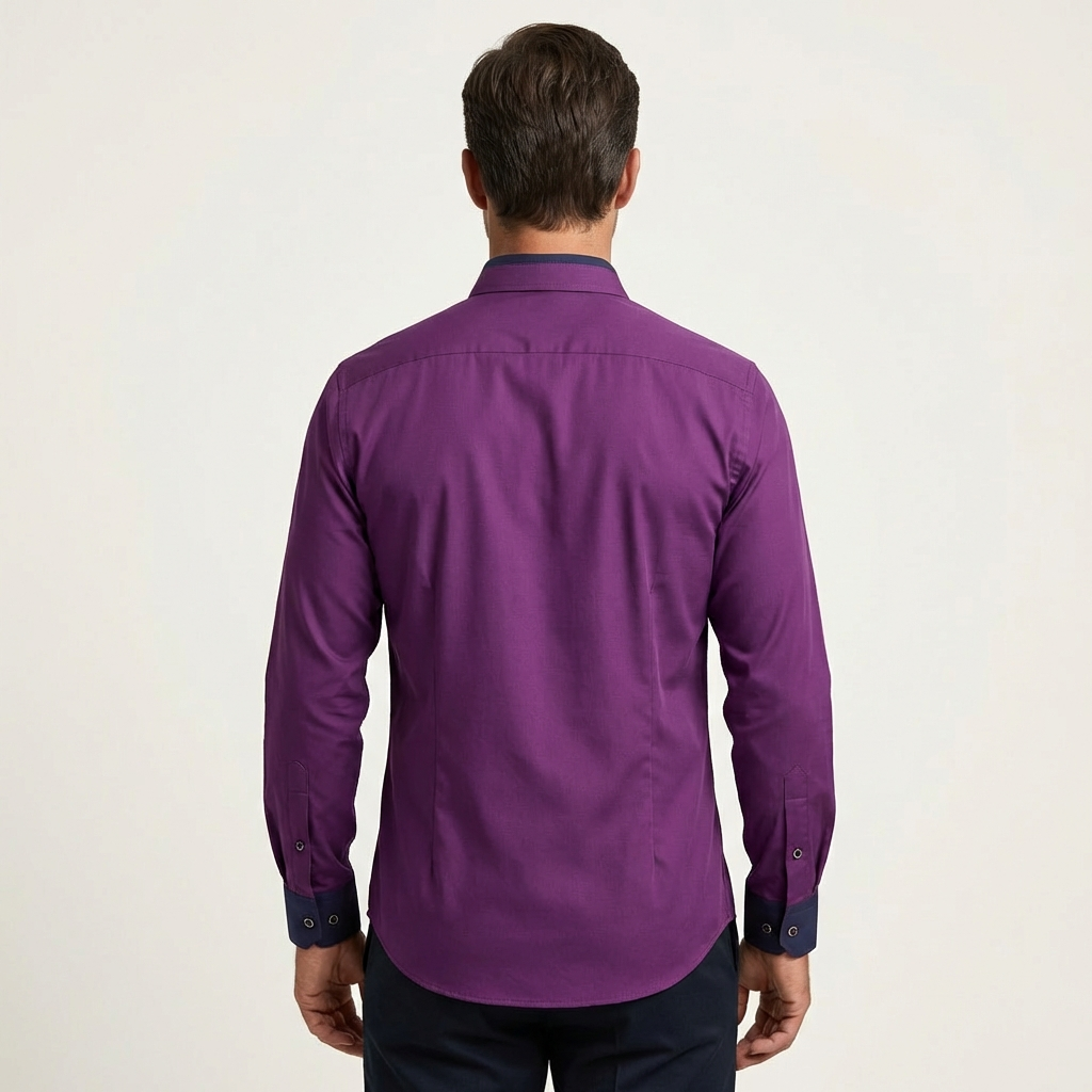 Men's Classic Cotton Long-Sleeve Shirt