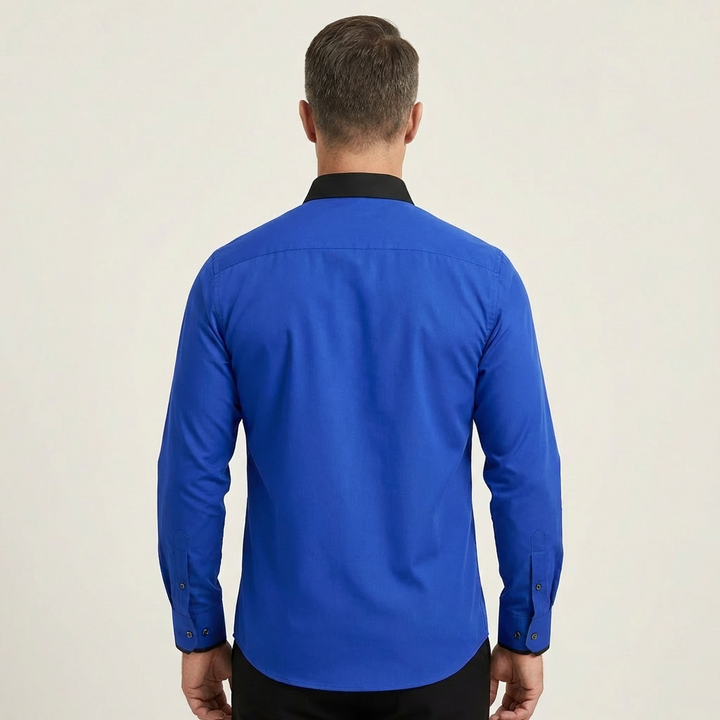 Men's Classic Cotton Long-Sleeve Shirt