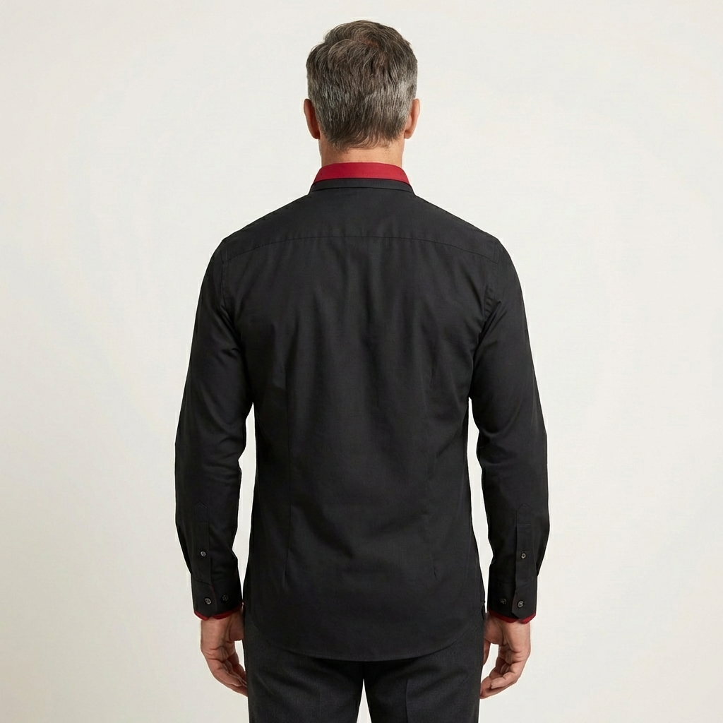 Men's Classic Cotton Long-Sleeve Shirt