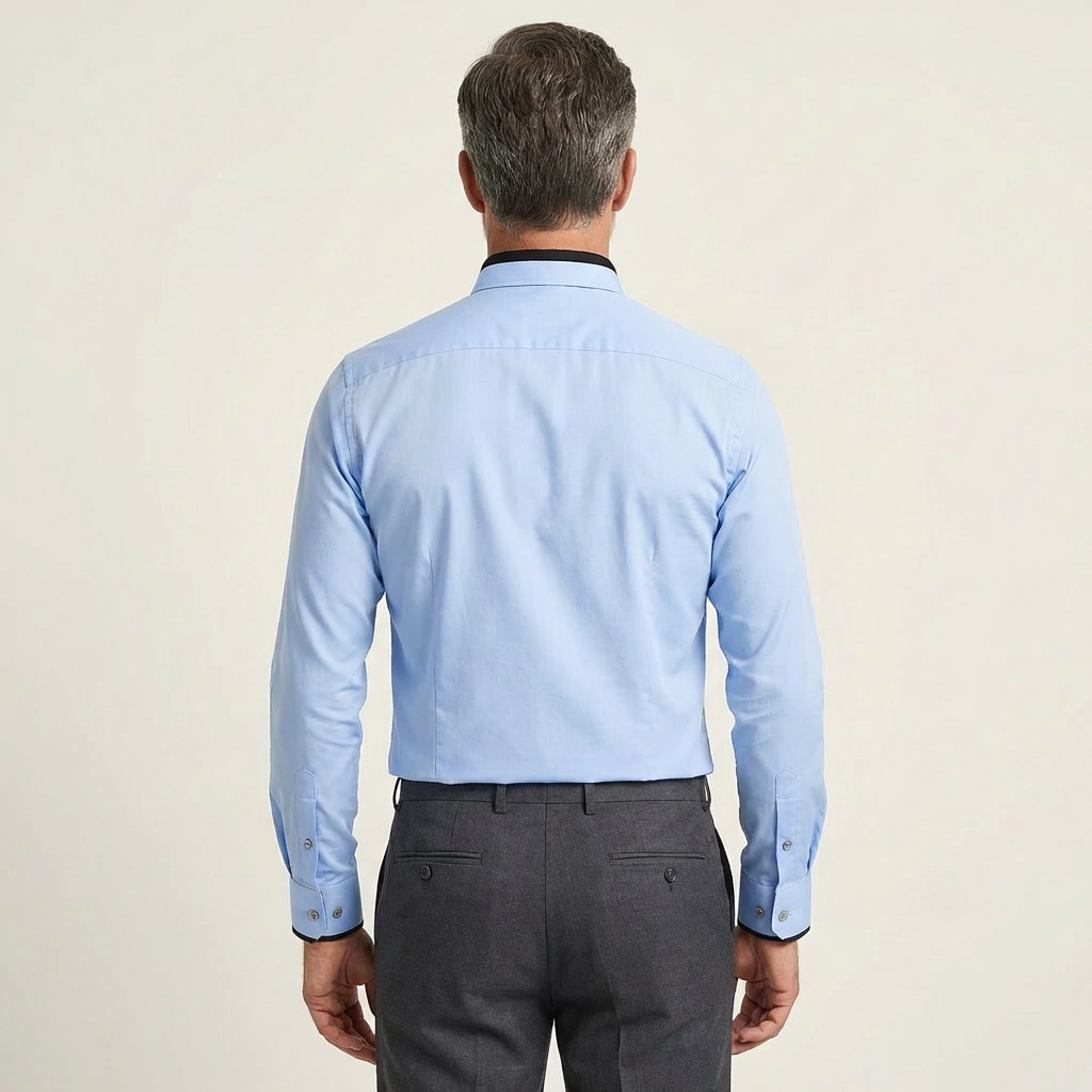 Men's Classic Cotton Long-Sleeve Shirt