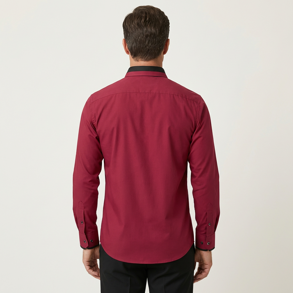 Men's Classic Cotton Long-Sleeve Shirt