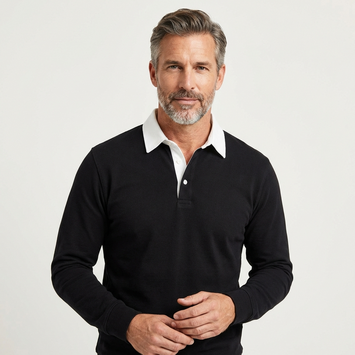Men's Classic Polo Sweater