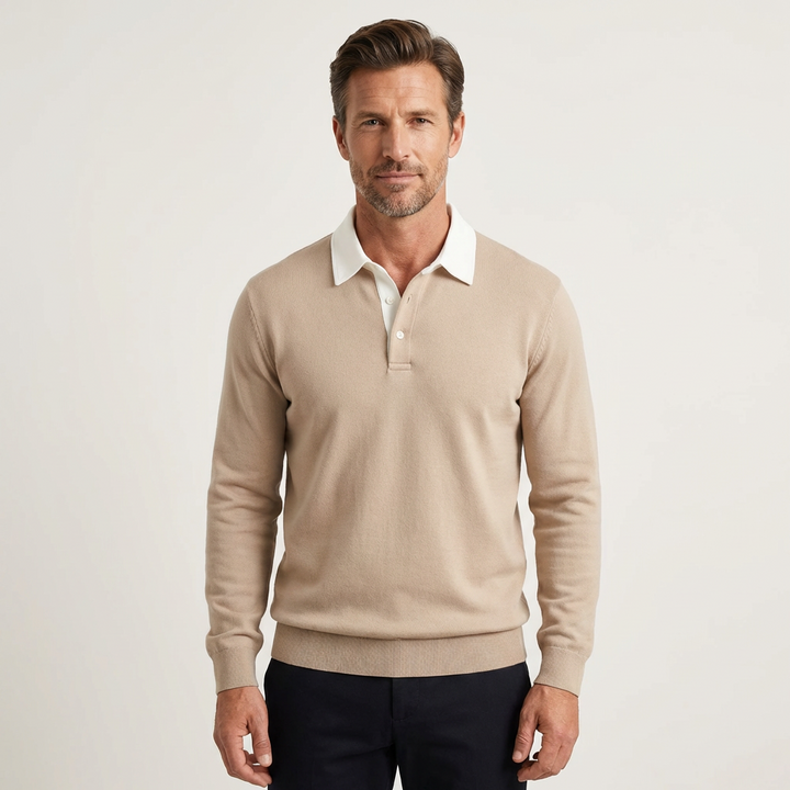 Men's Classic Polo Sweater