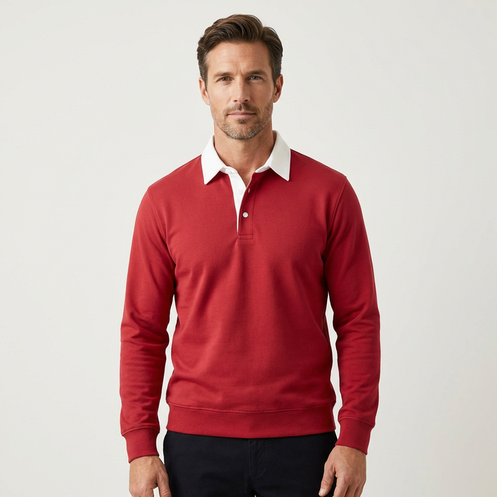 Men's Classic Polo Sweater