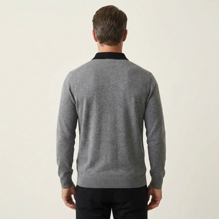 Men's Classic Polo Sweater