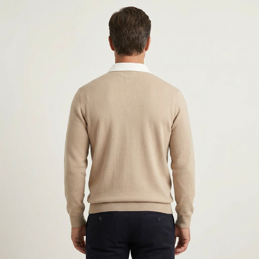 Men's Classic Polo Sweater