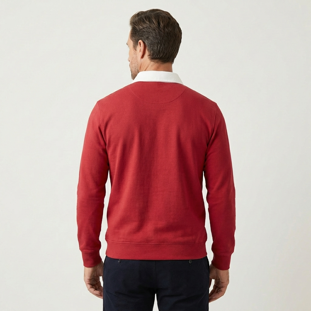 Men's Classic Polo Sweater