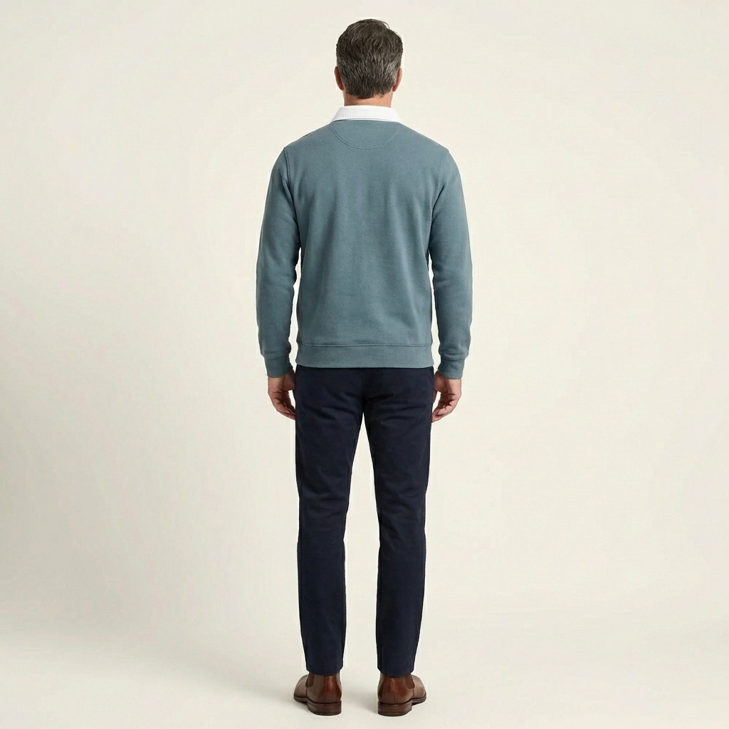 Men's Classic Polo Sweater