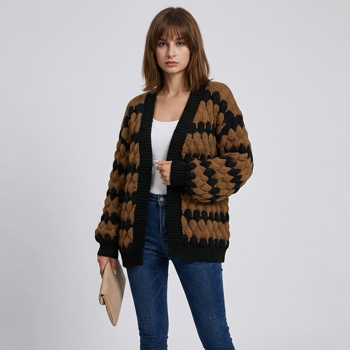 Women's Open-Front Cardigan – Chic and Versatile Layering Essential