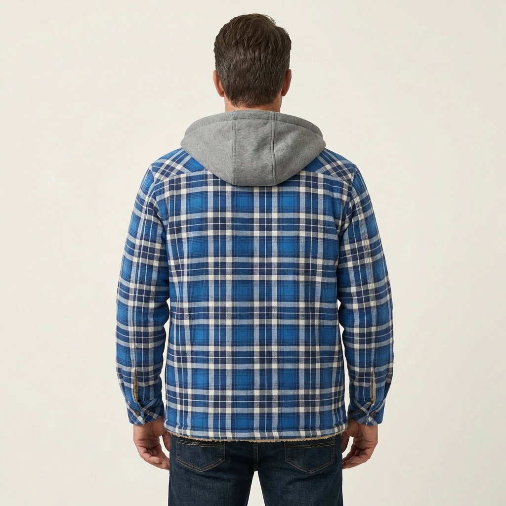 Men's Plaid Insulated Jacket
