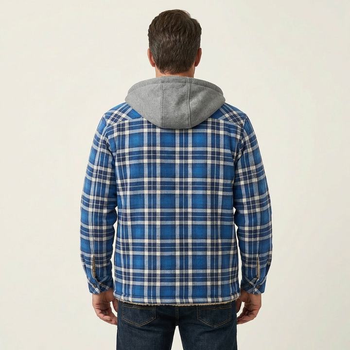 Men's Plaid Insulated Jacket