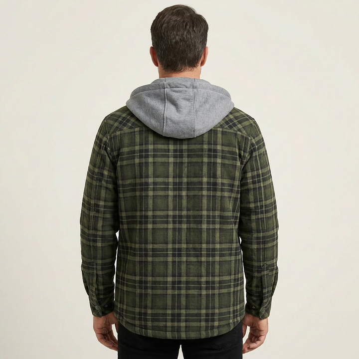 Men's Plaid Insulated Jacket