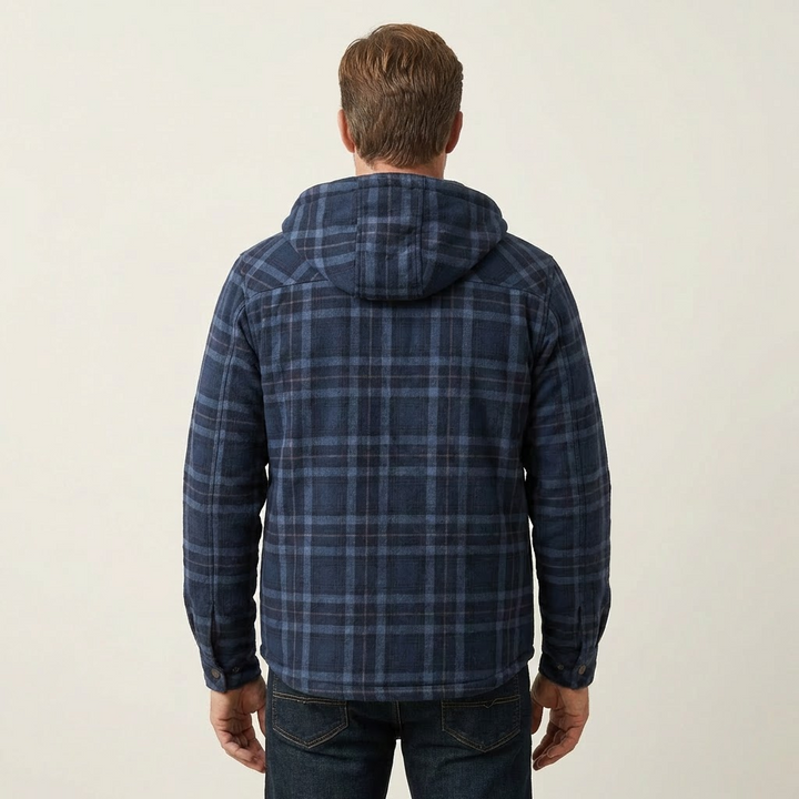 Men's Plaid Insulated Jacket