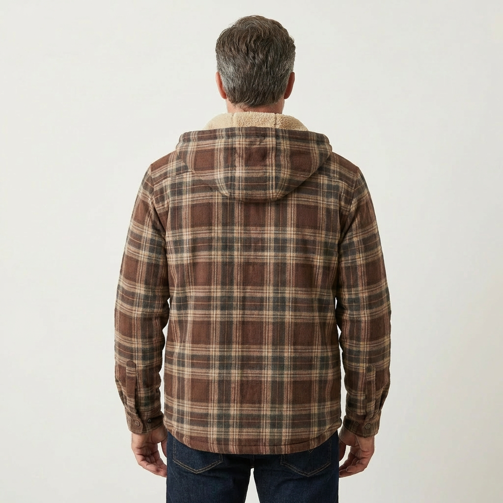 Men's Plaid Insulated Jacket