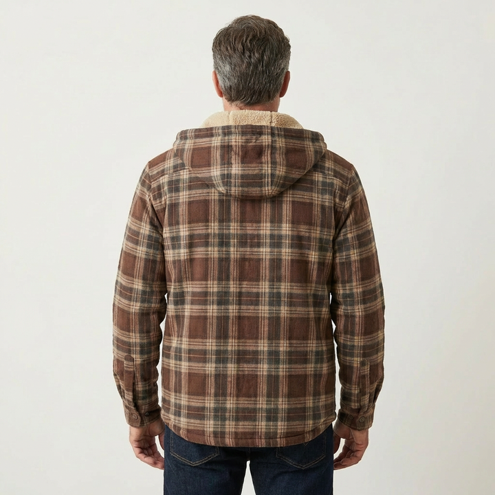 Men's Plaid Insulated Jacket