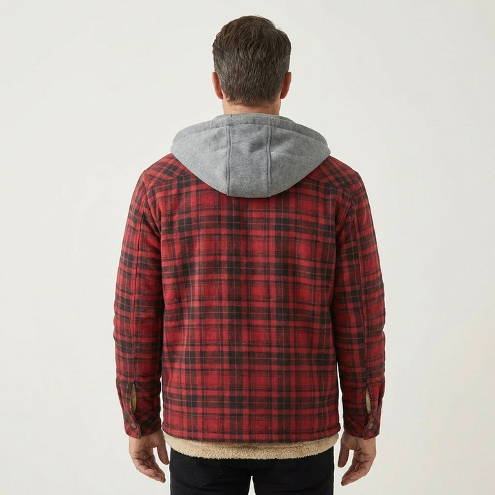 Men's Plaid Insulated Jacket