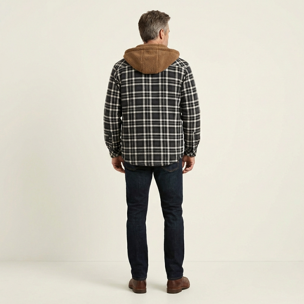 Men's Plaid Insulated Jacket