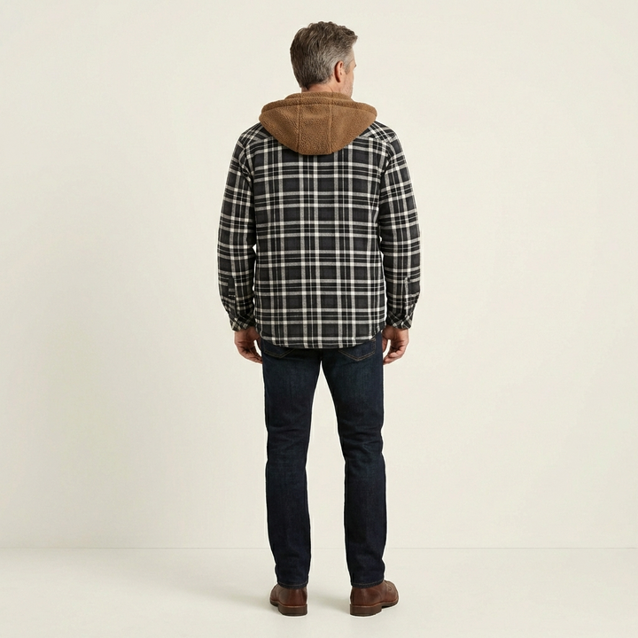 Men's Plaid Insulated Jacket