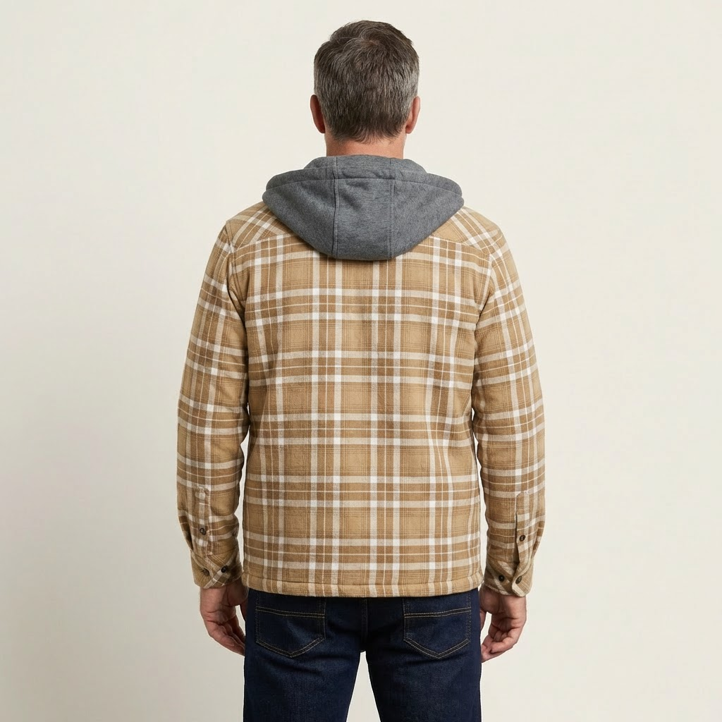 Men's Plaid Insulated Jacket