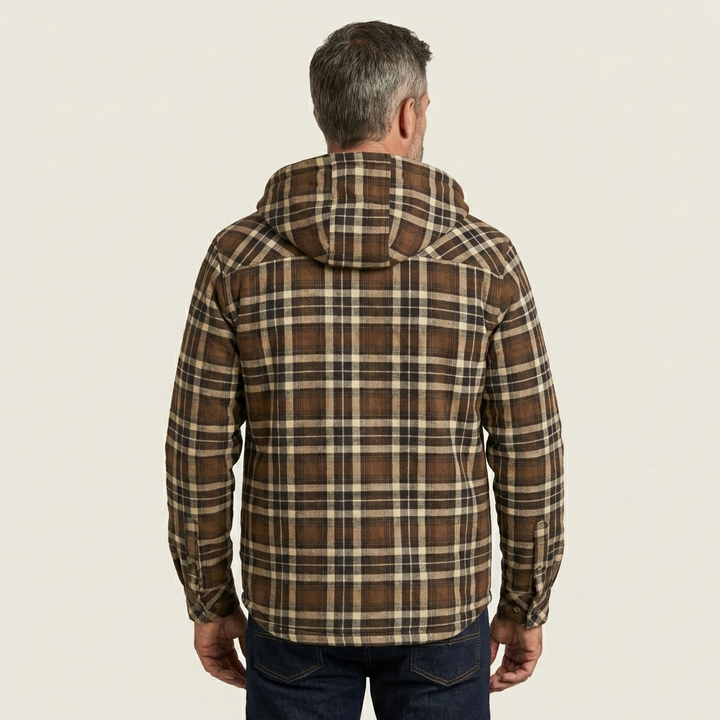 Men's Plaid Insulated Jacket