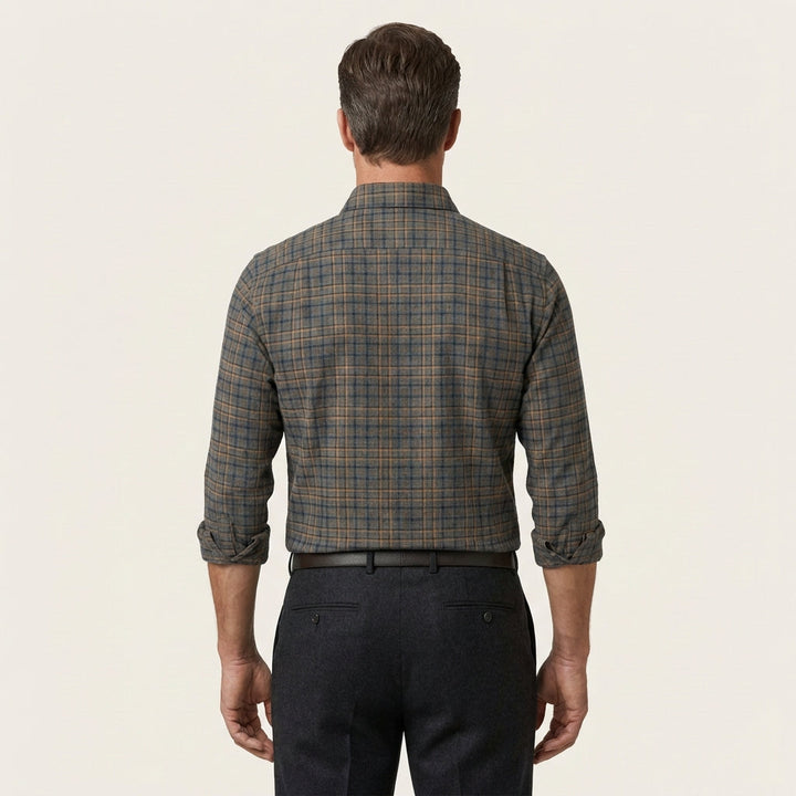Men's Plaid Long Sleeve Shirt