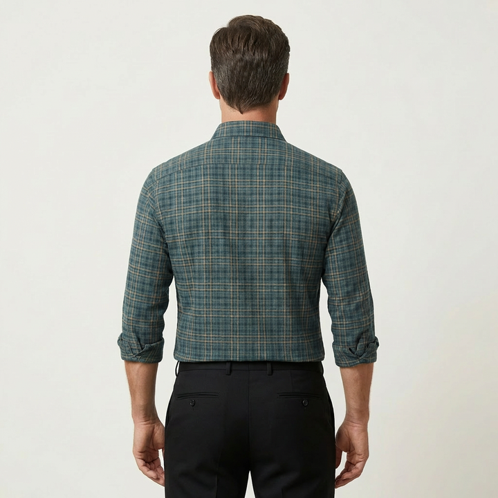 Men's Plaid Long Sleeve Shirt