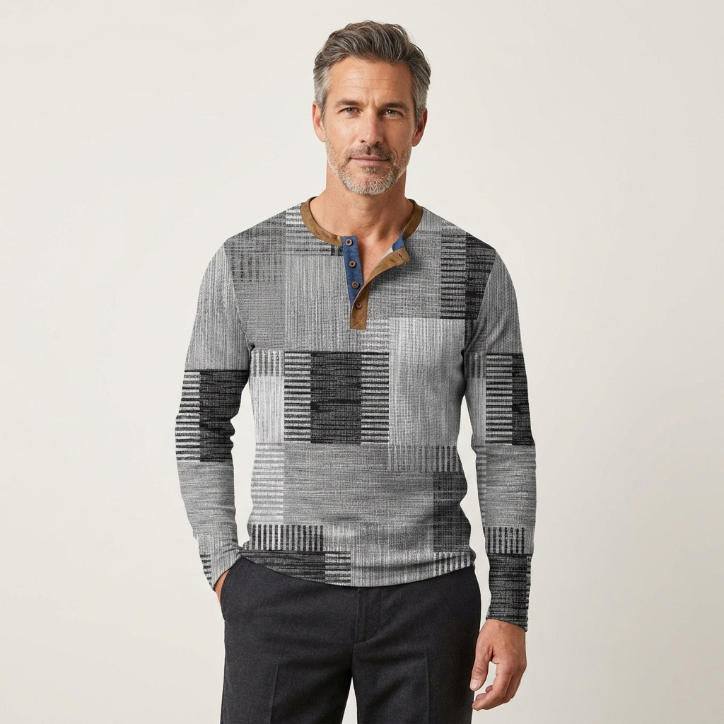 Men's Colorful Long Sleeve Shirt